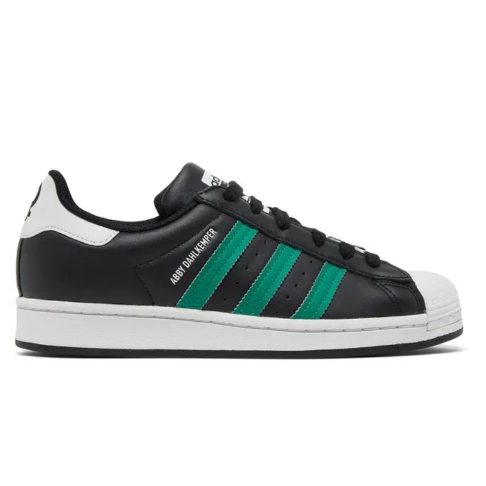 ADIDAS Superstars X Abby Dahlkemper Wmns Superstar Black/Green Size 7